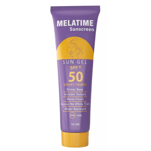 MELATIME SUNSCREEN SUN GEL SPF 50+ VELVET TOUCH 50 GM